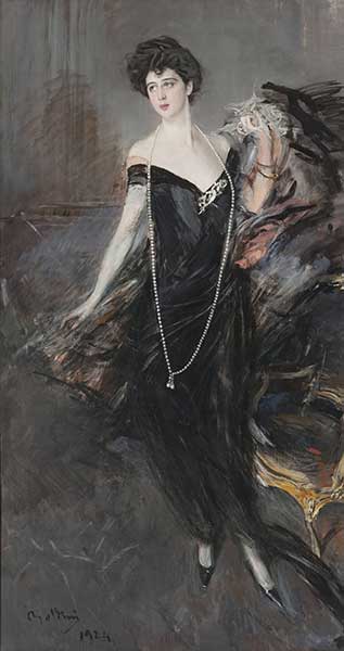 Giovanni Boldini - Ritratto di Donna Franca Florio, 1901-1924 Olio su tela, 221 x 119 cm Collezione privata