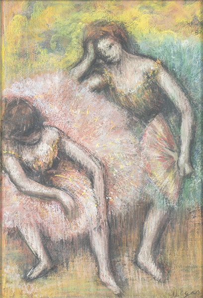 5 Edgar Degas Due ballerine 1898 pastello su carta Johannesburg Art Gallery
