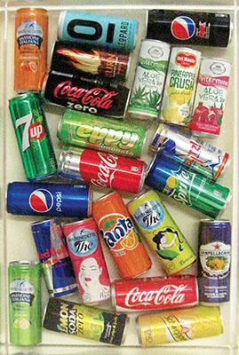 BIBITE CON RESINA SALVATE PER L ANNO 6.000 cm60x40 anno 2018 Coca Cola in verticale FantaSan Bendetto pesca non esistono più come queste