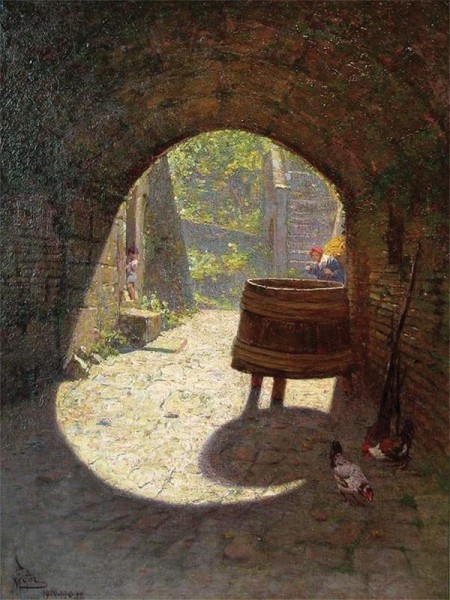 Les fleurs et les raisins