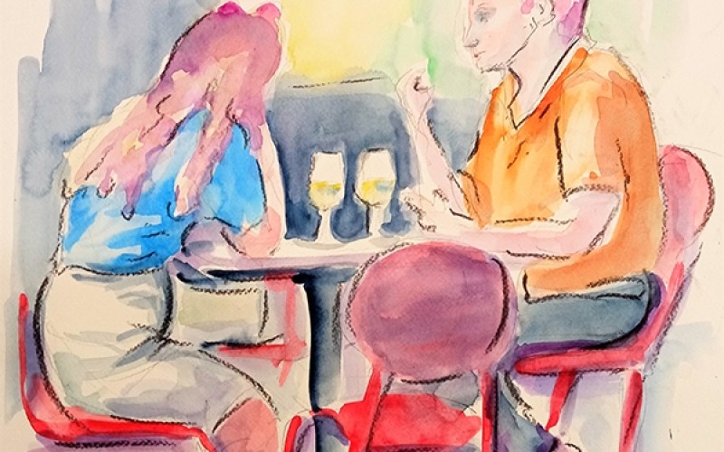 Ambretta Rossi. Dagli acquerelli ai merletti.