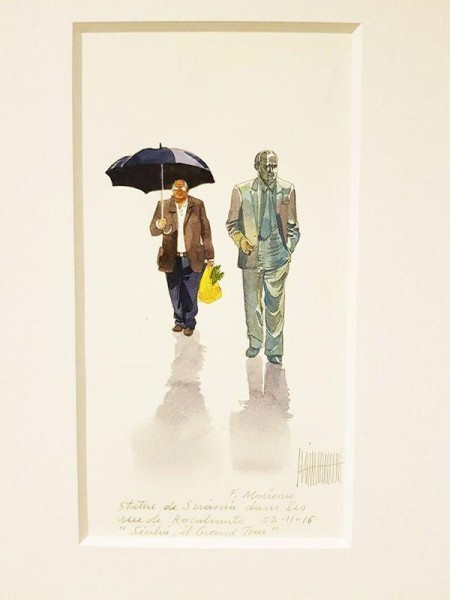 Sicilia ...Il Grand Tour acquerelli di Fabrice Moireau a Palazzo Cipolla a Roma