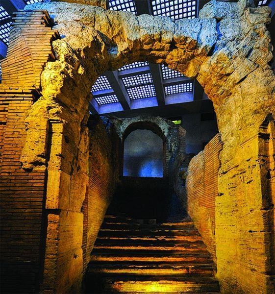 Mirella Guasti e Luigi Pellanda allo Stadio di Domiziano