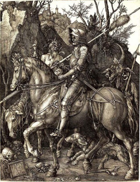Albrecht Dürer Il cavaliere, la morte, il diavolo