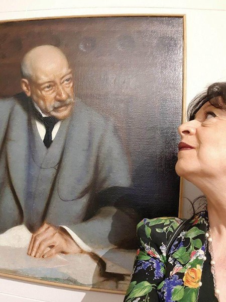 Giacomo Balla dipinge Ernesto Nathan