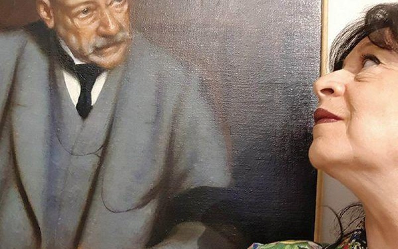 Giacomo Balla dipinge Ernesto Nathan