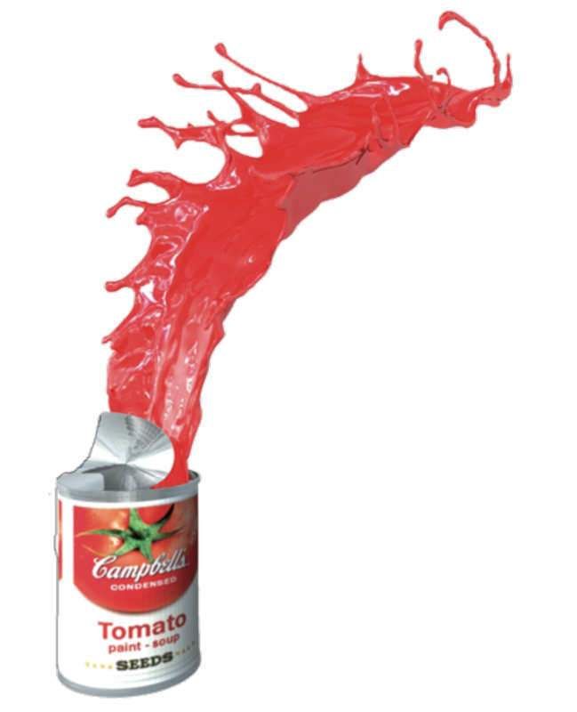 Tomato paint soup