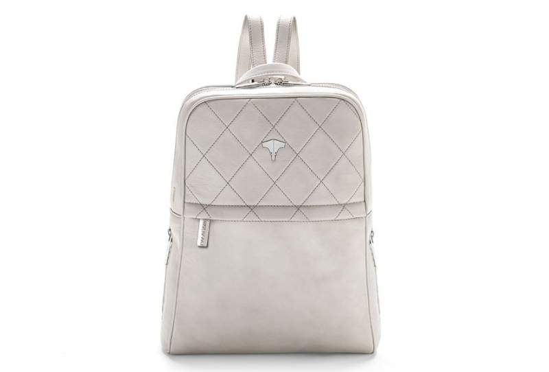 Backpack Real Leather Warm White
